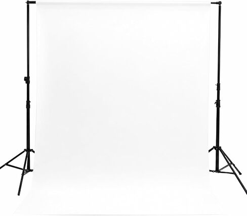 Kate White Photography Backdrop Solid White Photo Background for Portrait | Pure White Cloth For Portraits, Headshots, Product Photos, Videos, Streaming, Parties And Studio Shoots 8ft×10ft in Saudi Arabia