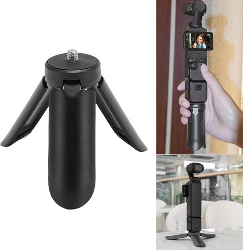 Generic Portable Camera Tripod Stand for PocketX4, Aluminum Alloy ABS Folding for PocketX4 X5, 2.5KG Load Capacity in Kuwait