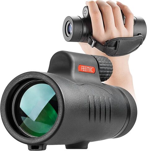 Monocular Telescope High Power 8x42 Monoculars Scope Compact Waterproof Fogproof Shockproof with Hand Strap for Adults Kids Bird Watching Hunting Camping Hiking Travling Wildlife Secenery in Kuwait
