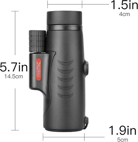 Monocular Telescope High Power 8x42 Monoculars Scope Compact Waterproof Fogproof Shockproof with Hand Strap for Adults Kids Bird Watching Hunting Camping Hiking Travling Wildlife Secenery in Kuwait