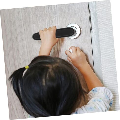 2pcs Boy Girl Safety Door Handle Protector Sleeve Silicone Cover for Boy Girl Durable Sturdy Design Fits Door Handles Prevents Accidental Injuries Home Environments in Kuwait