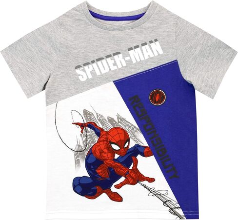 Marvel Boys Spiderman T-Shirt And Shorts Set Multicolored Size 3T in Kuwait
