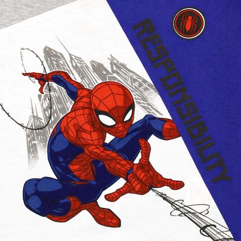 Marvel Boys Spiderman T-Shirt And Shorts Set Multicolored Size 3T in Kuwait