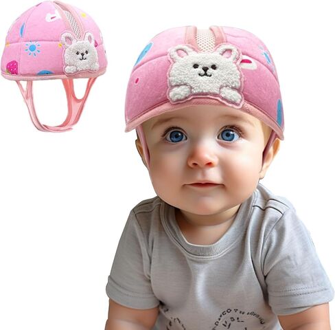 Soft Infant Safety Helmet,Baby Helmet for Crawing Walking,Baby Helmet 1-2 Years for Anti-Fall Head Protector,Adjustable in Kuwait
