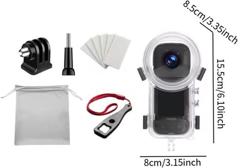 Camera Waterproof Case for X4 Panoramic Camera Case Photography Housing for in Kuwait