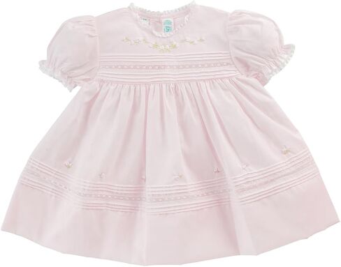 Girls Pink Heirloom Dress, 18M | Floral, Bullions in Kuwait