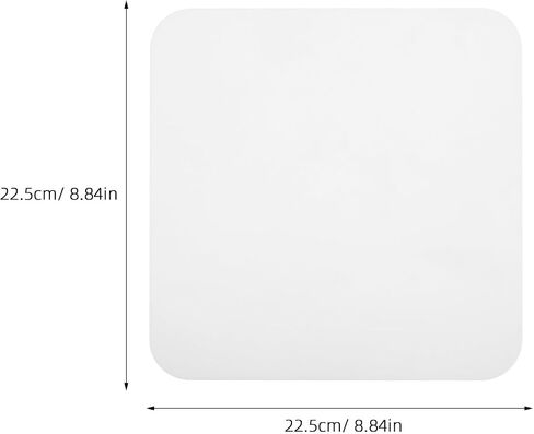 1PC Ceiling Light Diffuser, Acrylic Led Light Cover Replacement, Square Lamp Shade Diffuser Sheet for Fluorescent Ceiling Ligh·ts Fixtures, 8.84 x 8.84 Inch, White in Kuwait