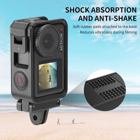 2-Pack Action 5 Pro Magnetic Adapter Mount for DJI OSMO Action 4/3 Quick | Release Mount with Dual-Claws for DJI Action Camera Attachable Tripod, Vlogging, Selfie Video equipment in Kuwait