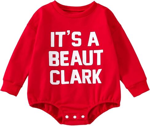 FYBITBO My First Christmas Baby Girl Boy Outfit Sweatshirt Romper Sweater Onesie Long Sleeve Bodysuit Fall Clothes in Kuwait