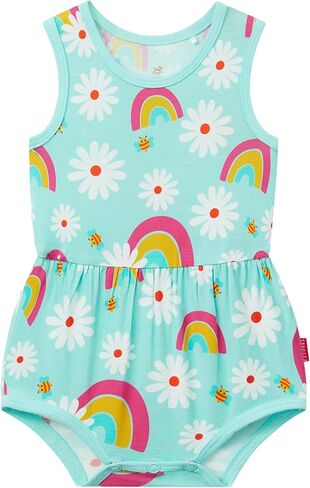 Bamboo Viscose Baby Girl Romper Sleeveless Newborn Baby Girl Summer Clothes in Kuwait
