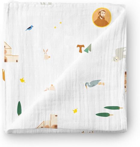 Christian Catholic Baby Swaddle Receiving Blanket (Jesus) in Kuwait