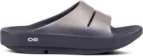 OOFOS OOahh Luxe Recovery Slide, Latte - Women’s Size 5 in Kuwait