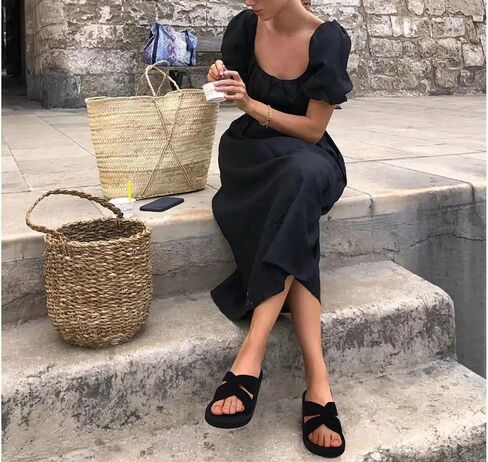 KuaiLu Womens Sandals Black Size 9.5 in Kuwait