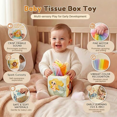 Baby Toys for 12-18 Months, Montessori Toys for 1 Year Old | Shape Sorter, Stacking Rings, Sensory Baby Blocks, Educational Montessori Toys for 12+ Months, Neutral Baby Birthday Gift Set in Saudi Arabia