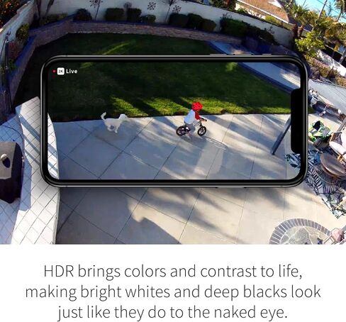Arlo Pro 5S 2K HDR wireless outdoor security camera, color night vision, 160° FOV, rechargeable battery, weatherproof, 5-camera kit, white in Kuwait