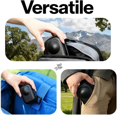 Screen Protector for Dji Osmo 360 Camera and Travel Storage Carrying Case | HUADU,9H Tempered Glass Film, Full Coverage,Hard Shell Sleeve,Travel Storage in Kuwait