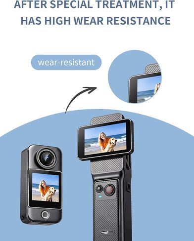 [2 Pack]Screen Protector for SJCAM C400 Screen lens rotating screen film Screen Tempered Film,BOVUGAC Flexible TPU Film Compatible with SJCAM C400 Screen lens rotating screen film Camera,Anti-Scratch Ultra-Thin. in Kuwait