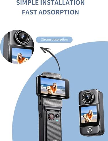 [2 Pack]Screen Protector for SJCAM C400 Screen lens rotating screen film Screen Tempered Film,BOVUGAC Flexible TPU Film Compatible with SJCAM C400 Screen lens rotating screen film Camera,Anti-Scratch Ultra-Thin. in Kuwait