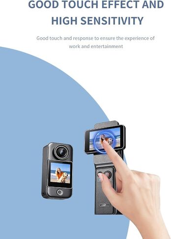 [2 Pack]Screen Protector for SJCAM C400 Screen lens rotating screen film Screen Tempered Film,BOVUGAC Flexible TPU Film Compatible with SJCAM C400 Screen lens rotating screen film Camera,Anti-Scratch Ultra-Thin. in Kuwait