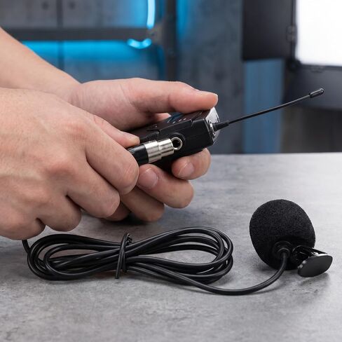 INOOMP 2pcs Clip On Lapel Microphone: 3Pin XLR Connector, Broadcast Voice Capture Mic for Online Teaching, Conference, Field Interview, Mobile Phone in Kuwait