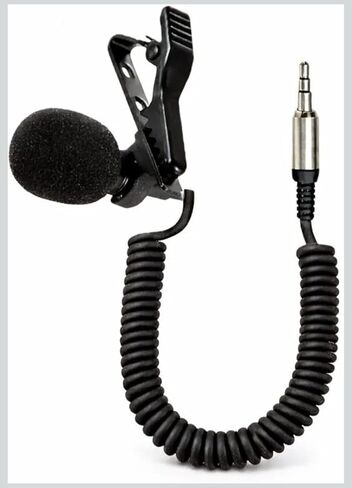 Noise Canceling Elastic Short Wire Microphone for Motovloggers Compatible with Gopro Hero 7/8/9/10/11/12 Mediamod/Mic Adapter and All Action Camera in Kuwait