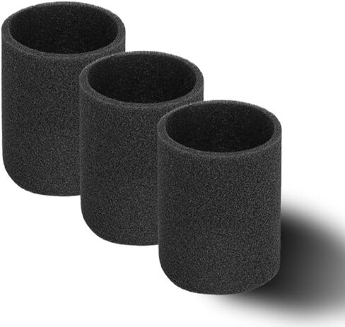 SpaceTent 3 Pack VFF51 Foam Filters for Vacmaster 5 to 16 Gallon Wet/Dry Vacs, Fit most Shop-Vac 5-16 Gal Vacuum, Replacement Dust Foam Sleeve | Also fit most Shop-Vac 5-16 Gal Vacuums, Replacement Dust Foam Sleeve, Washable & Reusable, Flexible & Tear Re in Kuwait