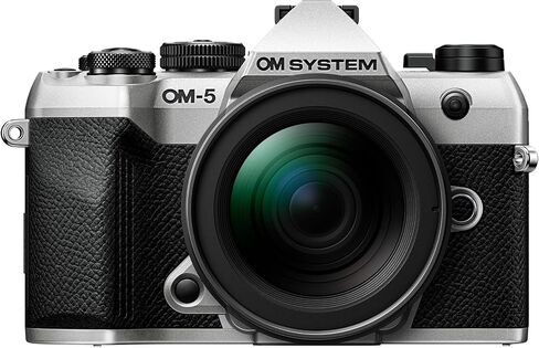 OM SYSTEM OM-5 Mark II SLV w/M.ZUIKO Digital ED 12-45mm F4.0 PRO KIT Compact Light Weight Weather Sealed 4K Video Camera Best for Outdoor Travel in Kuwait