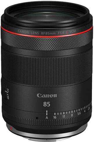 Canon RF 85mm f/1.4 L VCM Lens | Fast Portrait Prime with Advanced Stabilization, Quiet AF & Excellent Low-Light Performance | for Weddings & Portraits (7240C002) + Adapter EF-EOS R + 64GB Card + Bag in Kuwait