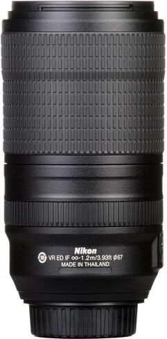Nikon AF-P NIKKOR 70-300mm f/4.5-5.6E ED VR Fixed Zoom Digital Slr Camera Lens, Black in Kuwait