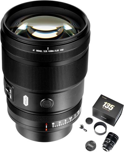 7artisans AF 135MM F1.8 AutoFocus Full Frame Telephoto Lens for L Mount,Compatible with DC-S1, DC-S1R, DC-S1H,DC-S5,DC-S5M2X,DC-S5M2,LUMIX S9 in Kuwait