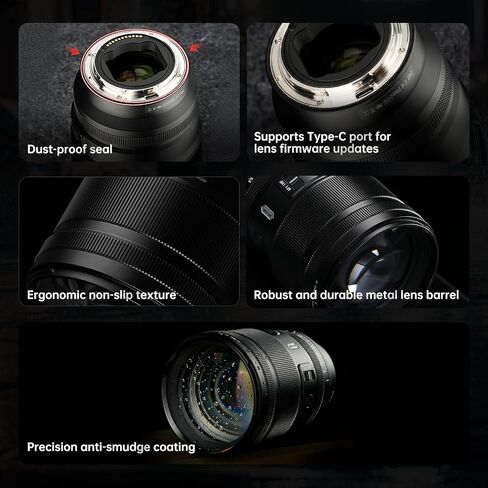 7artisans AF 135MM F1.8 AutoFocus Full Frame Telephoto Lens for L Mount,Compatible with DC-S1, DC-S1R, DC-S1H,DC-S5,DC-S5M2X,DC-S5M2,LUMIX S9 in Kuwait
