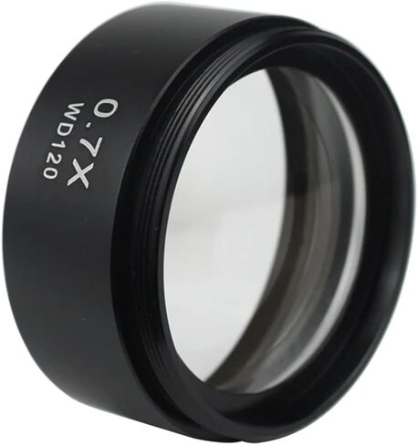 WD165 0.3X 0.5X 0.7X 1X 2X Lens Stereo Microscope Lens Accessories Lens Auxiliary Objective 48mm(2.0X) Thread in Kuwait