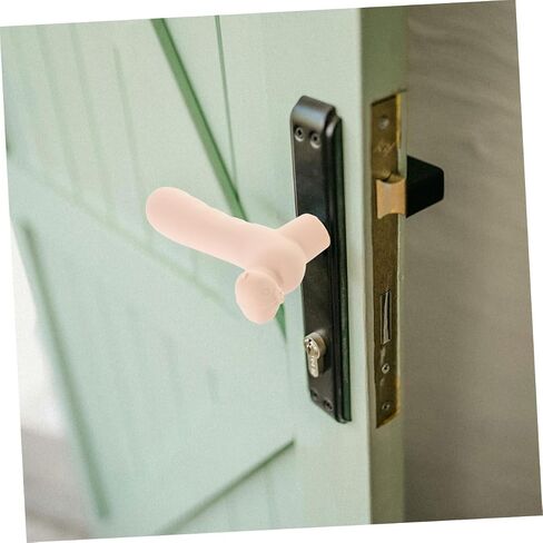 SHOWERORO 4pcs Door Handle Safety Cover Silicone Boy Girl Door Knob Protectors Grip Enhancing for Boys and Girls Safety in Kuwait