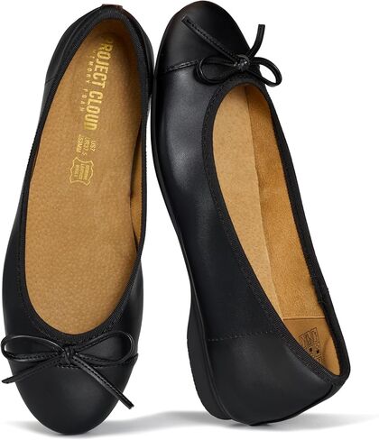 Project Cloud Ballet Flats for Women - Non-Slip Womens Flats | Durable Genuine Leather Insole and Lightweight Design with Comfortable Memory Foam Flats for Everyday Wear in Kuwait