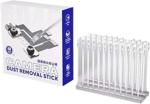 48Pcs Camera Portable Lens Fingerprint Removal Resin Synthetic Stick for Phone Camera Lens Screen Tools Portable in Kuwait