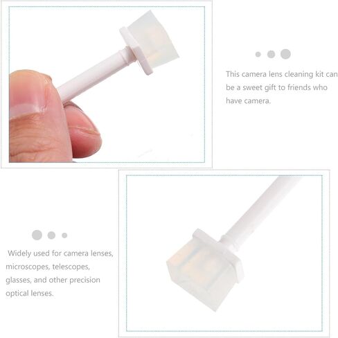 INOOMP Sensor Gel Stick for DSLR Camera and Lens Cleaning Reusable After Cleaning Made of Pu and Plastic Convenient to Carry Random Color in Kuwait