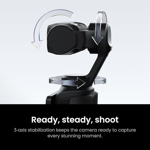 Insta360 Luna Cosmic Black Ultra Bundle- 8K Vlogging Camera with Dual Leica Lenses, 12× Zoom, 1" Sensor, Detachable 2" Touchscreen, Triple AI Chip, Pocket Gimbal Camera for Vlog Photography in Kuwait