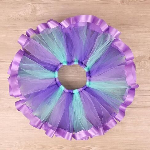 Baby Girls 1st/2nd First Birthday Outfits Cotton Romper mermaid first tutu birthday outfit Skirt in Kuwait