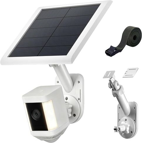 2-in-1 Wall and Pole Mount for Ring Camera and Solar Panel | Compatible with Ring Stick Up Cam, Spotlight Cam, Ring Solar Panels, Blink Outdoor, Arlo & standard 1/4"-20 devices in Kuwait