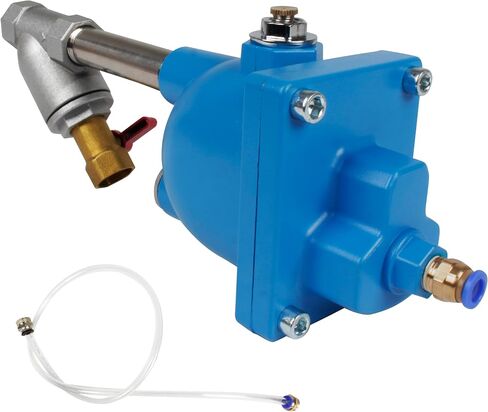 WBK-58 Double Layer Filtration Automatic Drain Valve | Quick Drainage, No Power,with 3-meter Hose,1.6Mpa Automatic Drainer for Air Compressor Air Tank, Aluminum Alloy in Kuwait