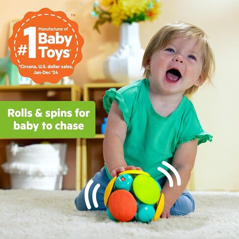 Bright Starts Wobble & Rattle Gift Set​ 2-PK Baby Toys, Rattles & Ball Toys, Crawl & Chase, Cause and Effect Learning, Unisex, 3-6 Months and Up in Kuwait