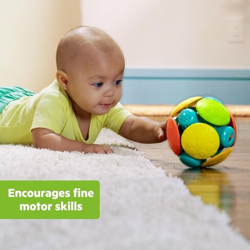 Bright Starts Wobble & Rattle Gift Set​ 2-PK Baby Toys, Rattles & Ball Toys, Crawl & Chase, Cause and Effect Learning, Unisex, 3-6 Months and Up in Kuwait
