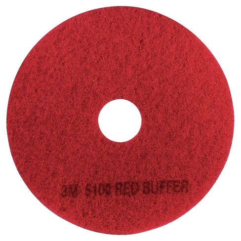 3M Red Buffer Pad 5100, 17 in, 5/Case in Saudi Arabia
