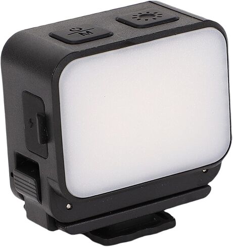 Generic LED Fill Light Fit for Pocket 3 Camera 3 Color 4 Brightness Levels Magnetic Light with Cold Shoe Port QR Port (with) in Kuwait