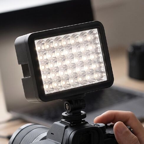 Fabater LED Video Light, 300mAh Rechargeable On Camera Fill Light, 6000K - 7000K Portable Photography Lighting for Vlogging, DSLR Camera, Tripod, TikTok, Selfie Video in Kuwait