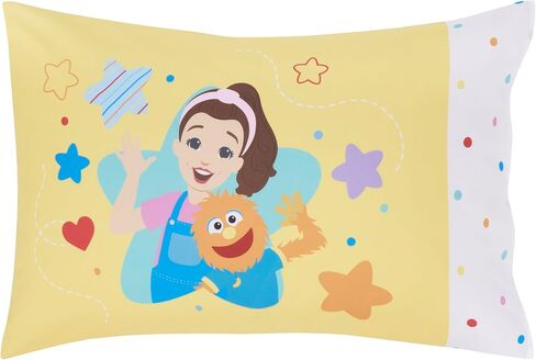 Ms. Rachel Patchwork 4 Piece Toddler Bed Set-Comforter, Fitted & Flat Sheets, Reversible Pillowcase in Kuwait