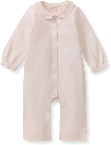 Burt's Bees Baby Girls Long Sleeve Jumpsuit with Collar, 100% Organic Cotton Romper One-Piece Outfit Coverall in Kuwait
