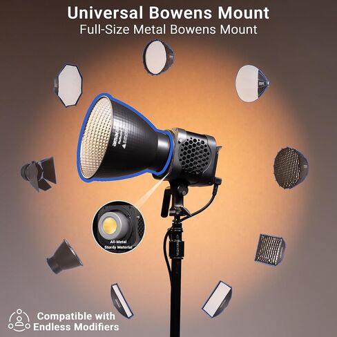 Amaran Halo 200x Bi-Color LED Monolight - Bundle with Octa Dome 60 in Kuwait