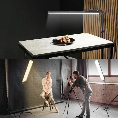 2 Pack LED Video Light Kit 23.6", SEDGEWIN Photography Lighting 2500-7500K Dimmable Photo Studio Light 36W Streaming Light with Remote Control & Stand for YouTube TikTok Video Recording Gaming in Kuwait