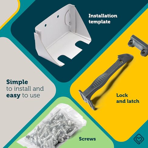 Safety 1st Cabinet & Drawer Latch 14 Pack, Babyproofing Locks for Toddlers, Easy Install, Child Safety, Hidden Design, Secure Cabinets & Drawers, Gray in Kuwait